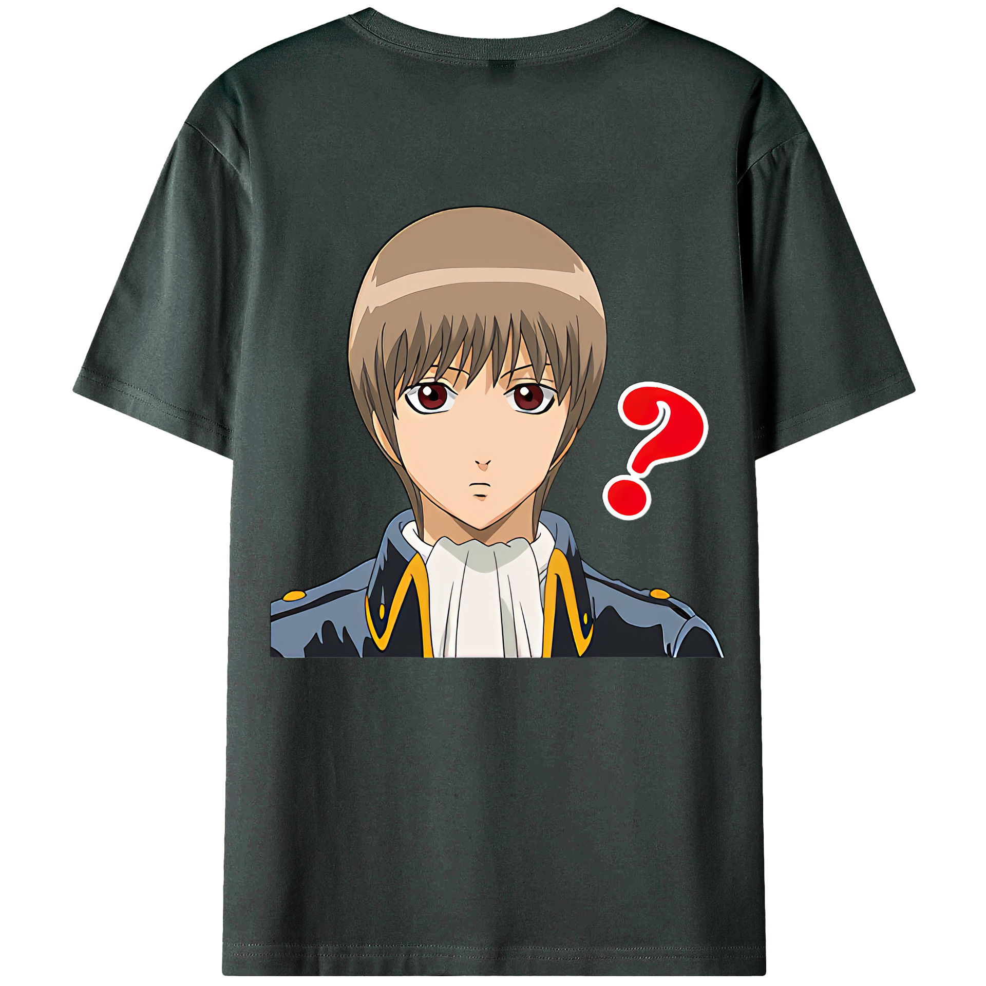 （画像用） ぎんたま 坂田銀時（さかたぎんとき） 神楽 志村新八（しむら しんぱち） GINTAMA Sakata Gintoki Kagura Shimura Shinpachi 綿100％ メンズ半袖Tシャツ（バックプリント） 通気性